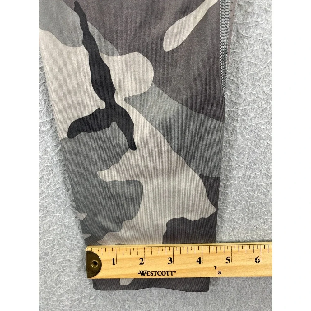Nike Pro Gray Black Camo Compression Leggings Men's XL Dri Fit Workout Gym